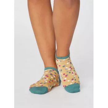 Socquettes femme matières bambou et coton biologique