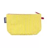 Trousse jaune en coton bio 