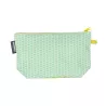 Trousse coton biologique certifié couleur verte