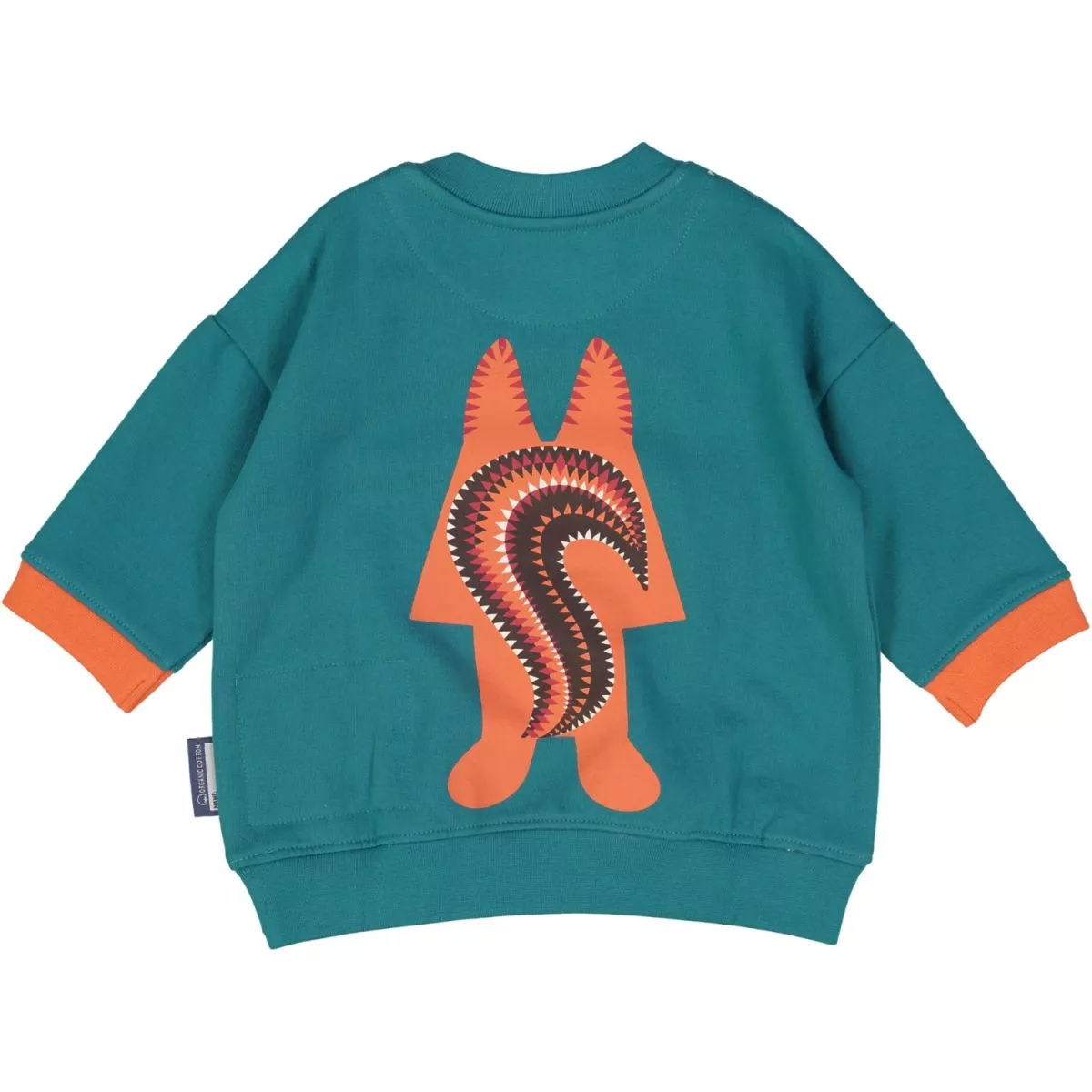 Sweat enfant imprimé écureuil, coton bio