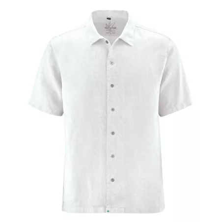 Chemise homme manches courtes 100% chanvre