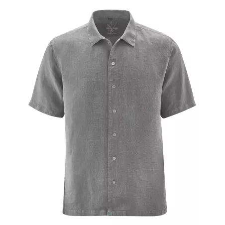 Chemise homme manches courtes 100% chanvre