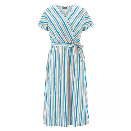 Robe femme rayures imprimées