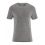 Tee-shirt jersey homme uni col rond manches courtes chanvre taupe