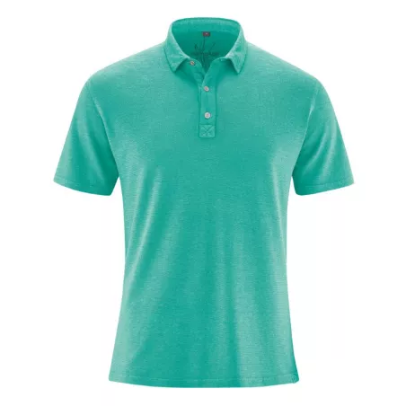 Polo homme uni coupe décontractée