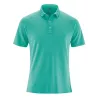 Polo homme uni coupe décontractée vert émeraude