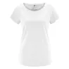 Tee-shirt uni femme manches raglan blanc hempage