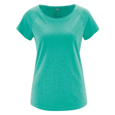 T-shirt uni femme manches raglan