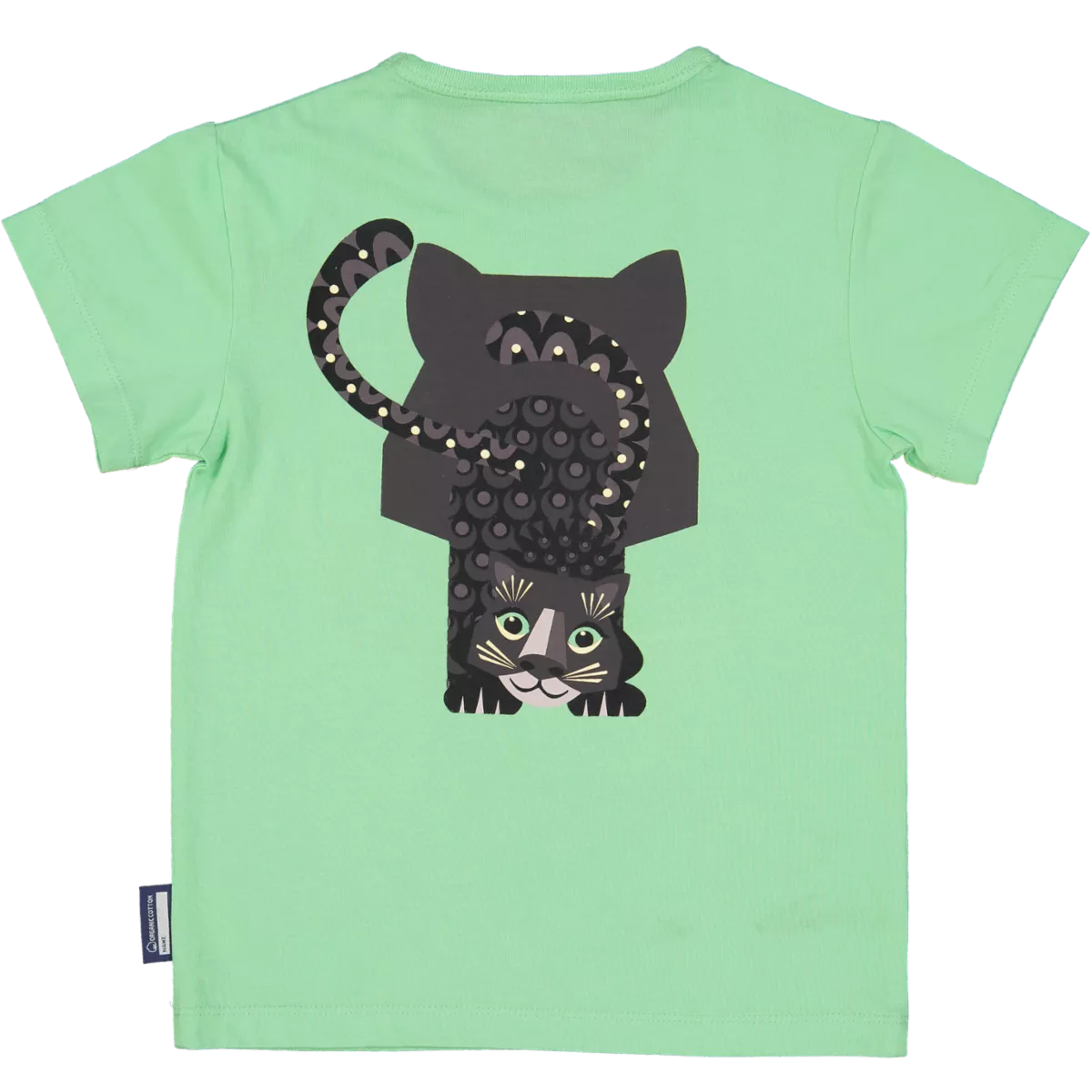 T-shirt enfant jaguar vert coton bio et écoresponsable