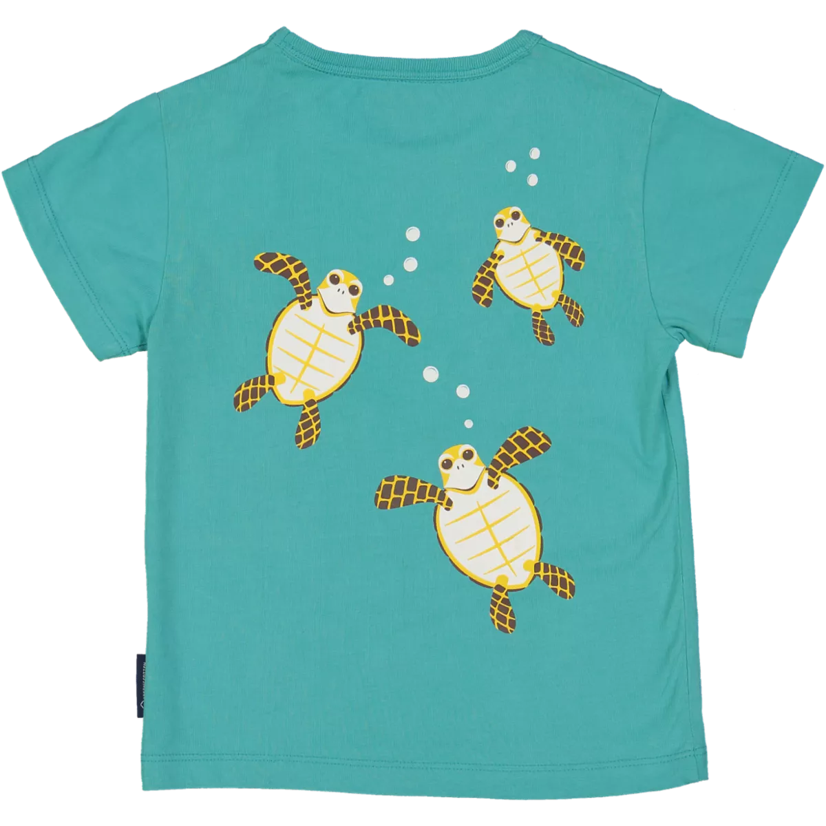 T-shirt enfant vert tortue coton bio et écoresponsable