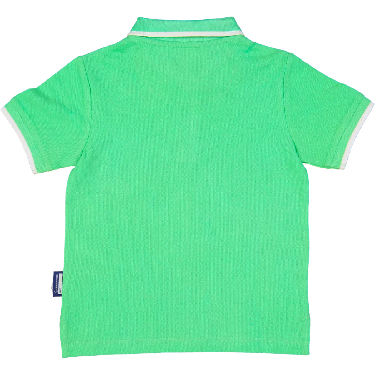 Polo vert enfant jaguar coton bio et écoresponsable