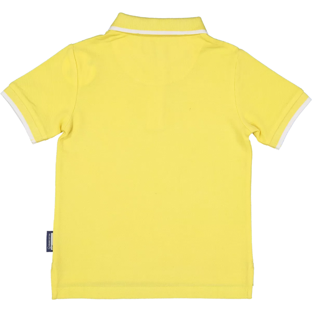 Polo jaune enfant lion coton bio et écoresponsable