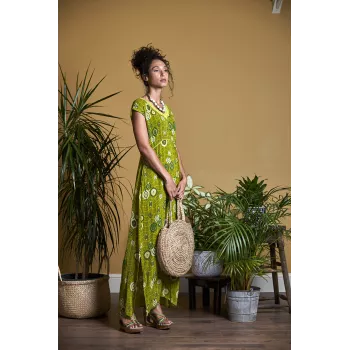 Robe longue femme imprimée zanzibar - Nomads Clothing