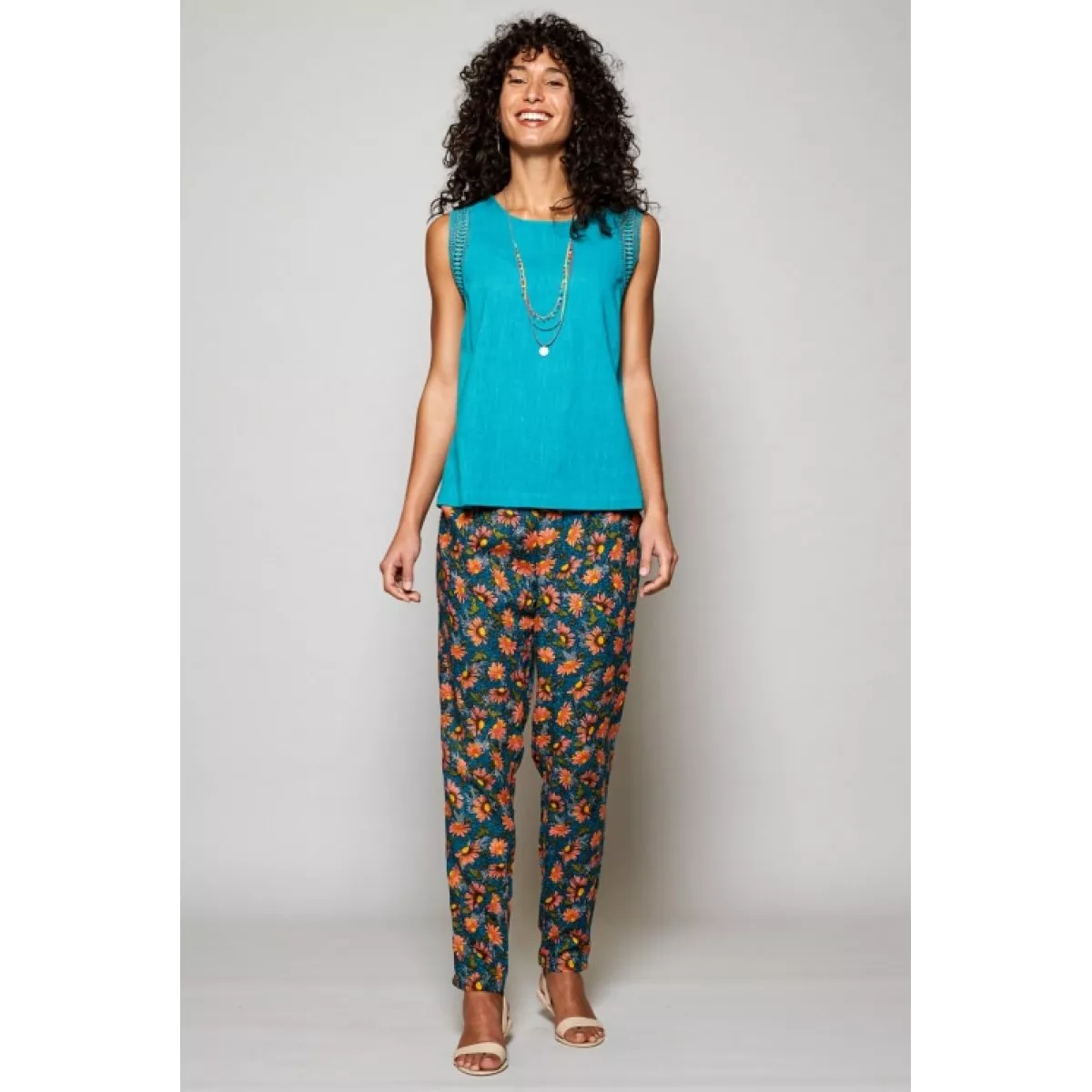 Pantalon Fleuri Femme Nomads Clothing 100 Ethique