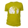 Tee-shirt homme coton bio Pousse jaune anis