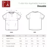 Guide des Tailles tee shirts bio pour homme de la marque Quat'rues