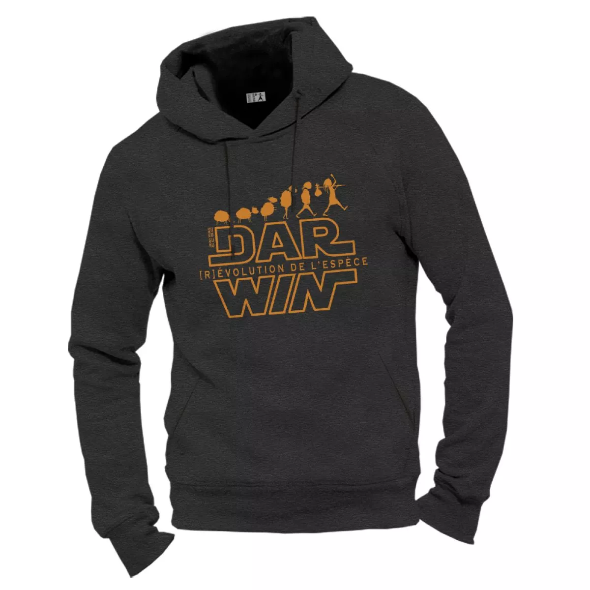 Sweat capuche homme coton biologique Dar win coton bio