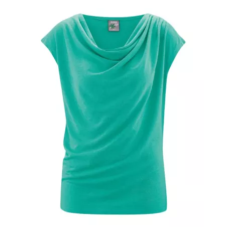 Top drapé chanvre coton bio Sissy