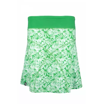 Jupe Bio Daily imprimée fleurs ou papillons en chanvre et coton bio