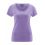 Tee-shirt femme 100% chanvre manches courtes couleur lilas