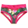 Slip panty pink rosies, motifs différents pour chaque pièce