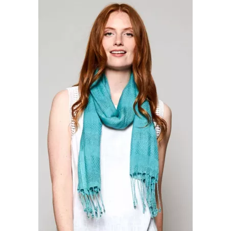 Foulard tissée à la main unie, nombreuses couleurs