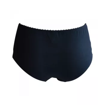 Boxer noir imprimé coton bio