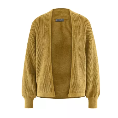Pull cardigan chanvre et coton biologique