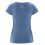 Tee shirt femme yoga bleu, au dos imprimé mandala