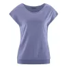 Tee shirt yoga coton bio et chanvre lavende