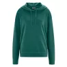 Sweat vert spruc à capuche écologique pour femme