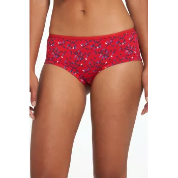 Culotte rouge en coton bio moèle red kit