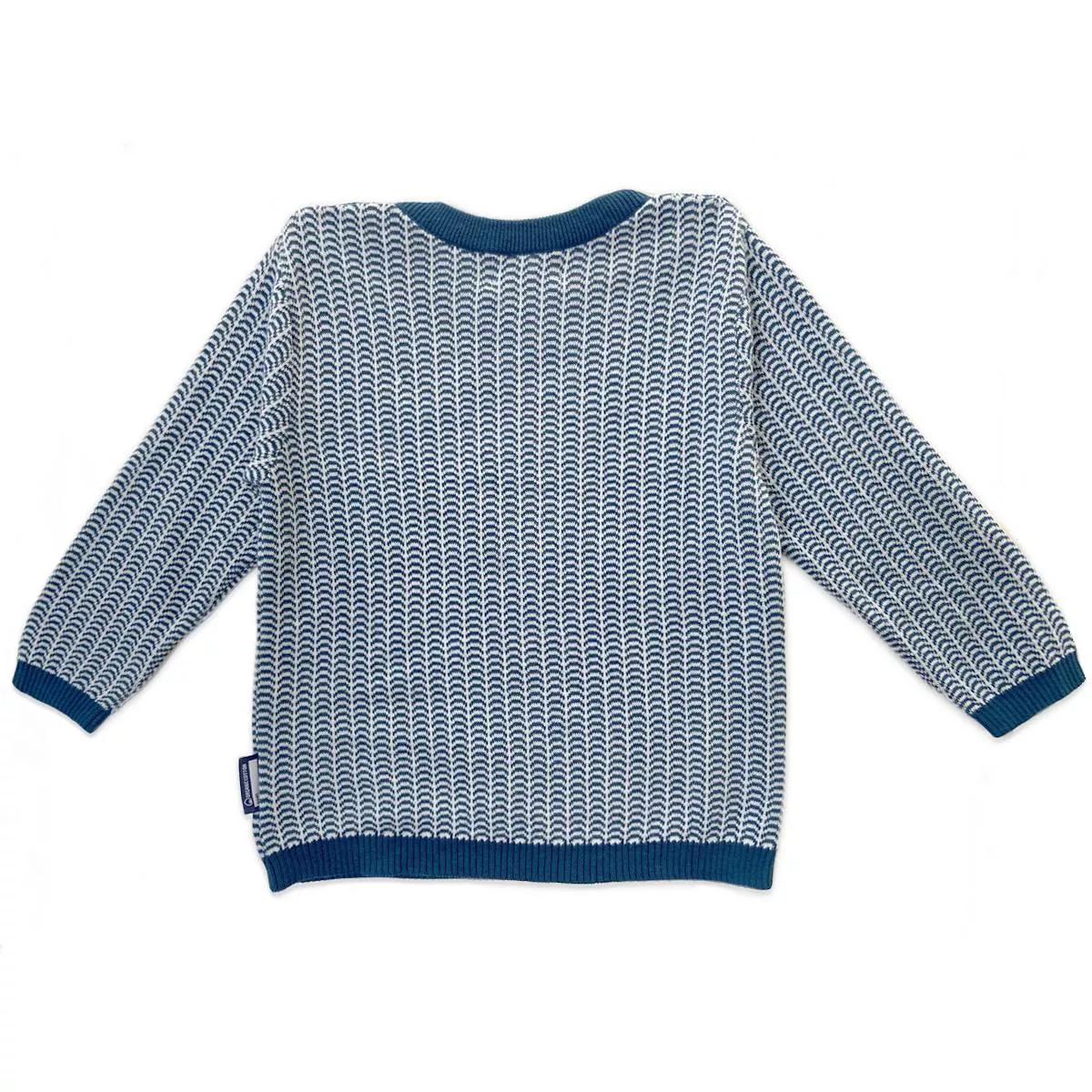 Pull coton bio et laine Baleine