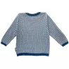 Verso pull coton bio et laine Baleine