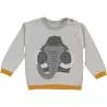 Pull enfant en coton bio et laine Mammouth