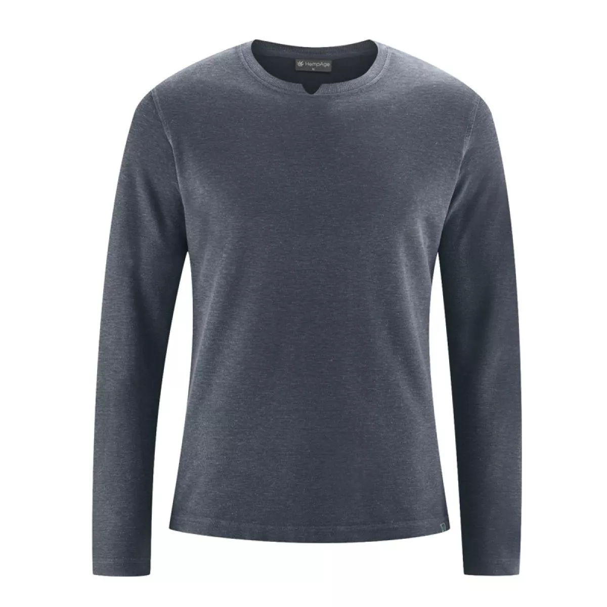 T-shirt manches longues, découpe gris foncé