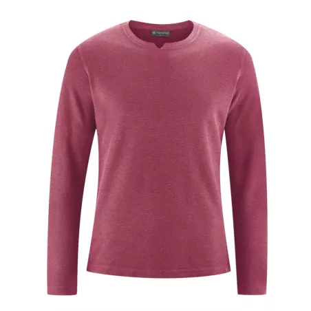 T-shirt manches longues, découpe V