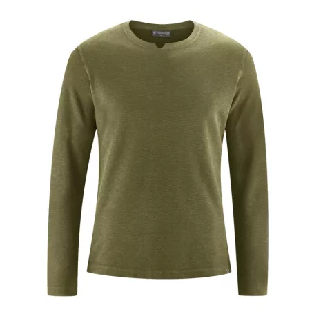 T-shirt manches longues, découpe V