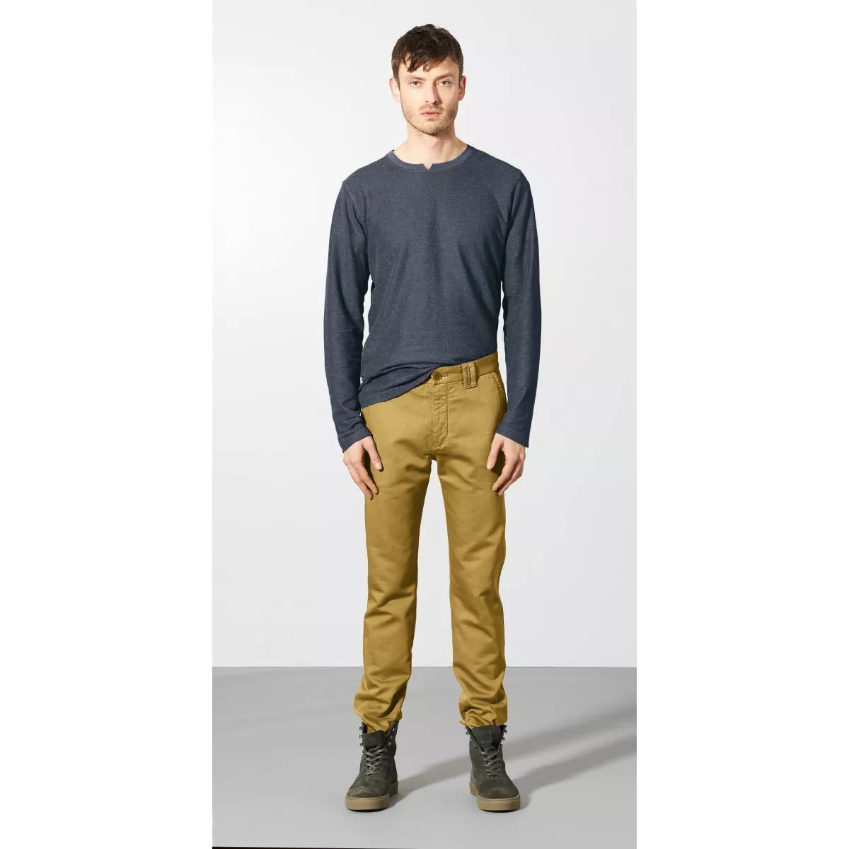 T-shirt manches longues coupe slim