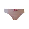 Slip rose coton bio femme 