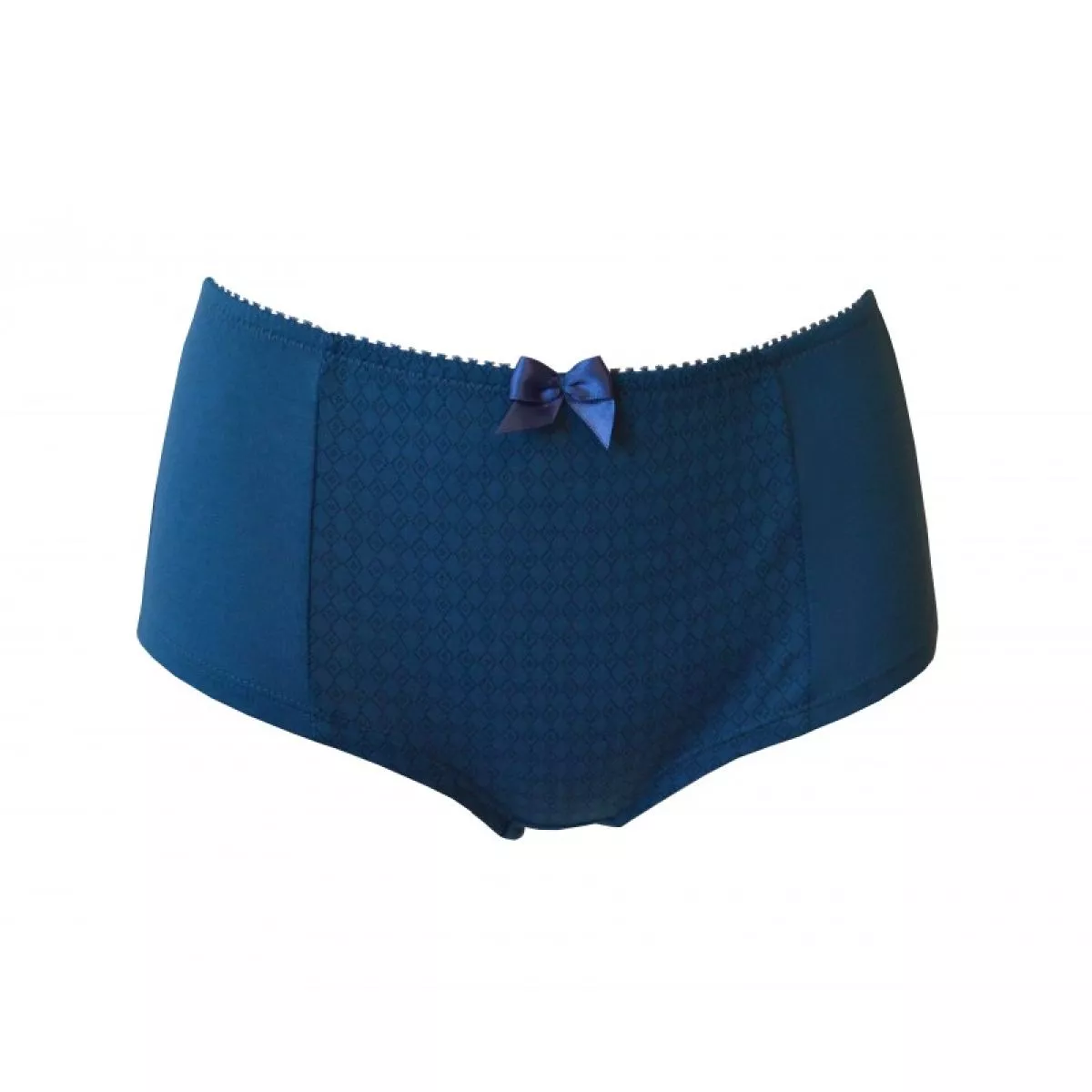 Boxer bleu femme 100% coton bio 