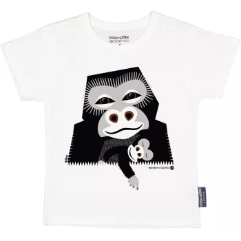 Promo t-shirt coton bio blanc Gorille