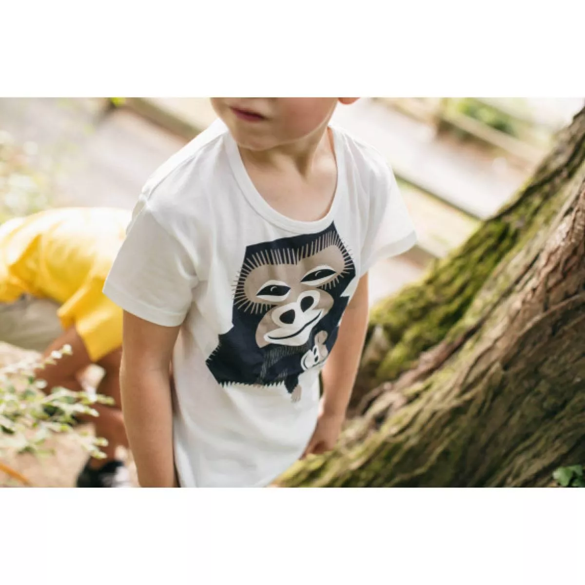 Promo t-shirt coton bio blanc Gorille