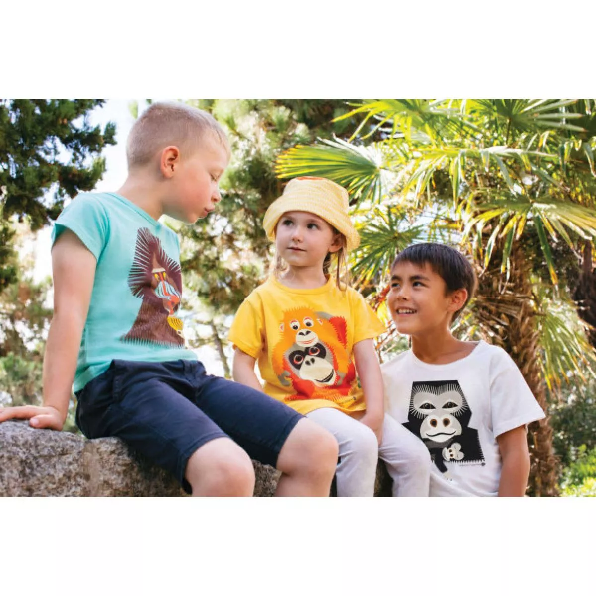 Promo t-shirt coton bio blanc Gorille
