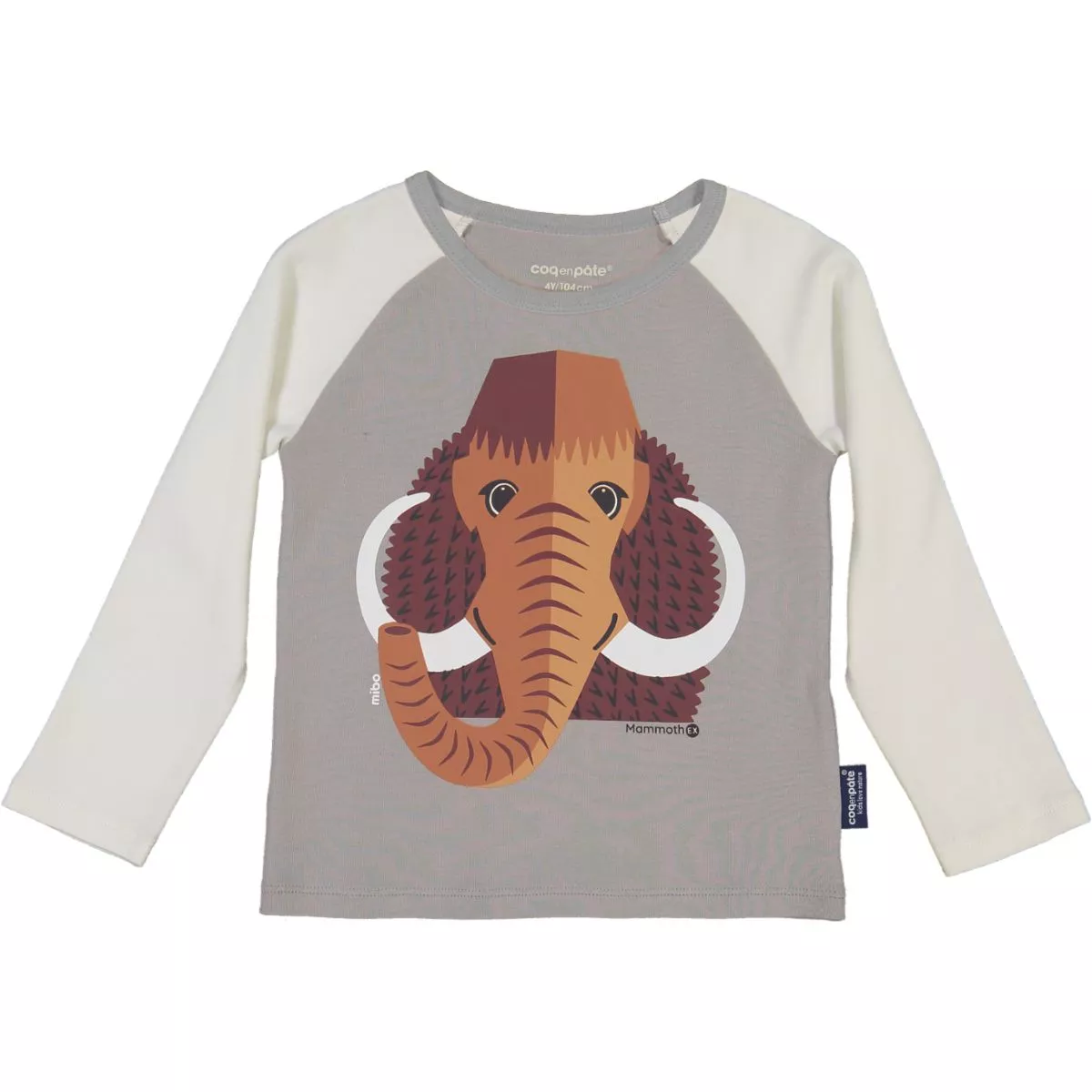 T-shirt raglan mammouth