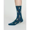 Chaussettes homme imprimées pingouin de la marque Thought