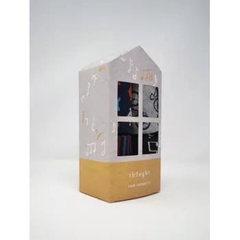 Boîte cadeau 4 paires de chaussettes bambou avec illustrations