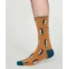 Chaussettes imprimées pingouin en bambou