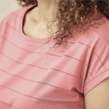 Chemise de nuit corail 100% coton biologique
