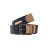 Ceinture bleu marine végétalienne en coton bio